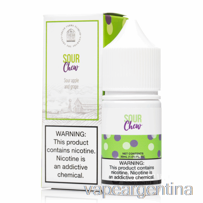 Sour Masticable - Sales De Granjas Frescas - 30ml 35mg Vape Argentina